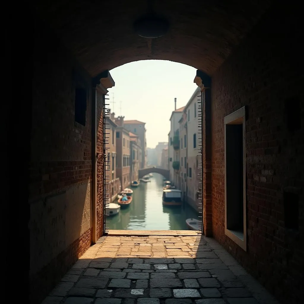 View from Bridge of Sighs