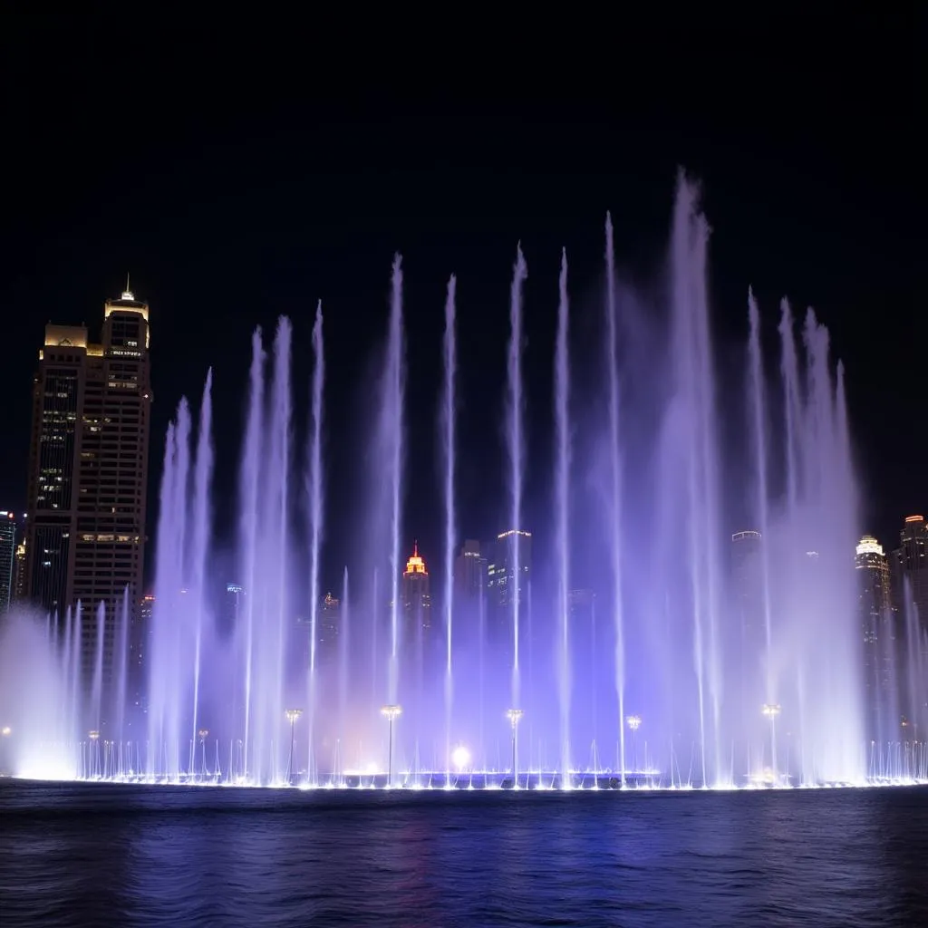 Dubai Fountain Night Show