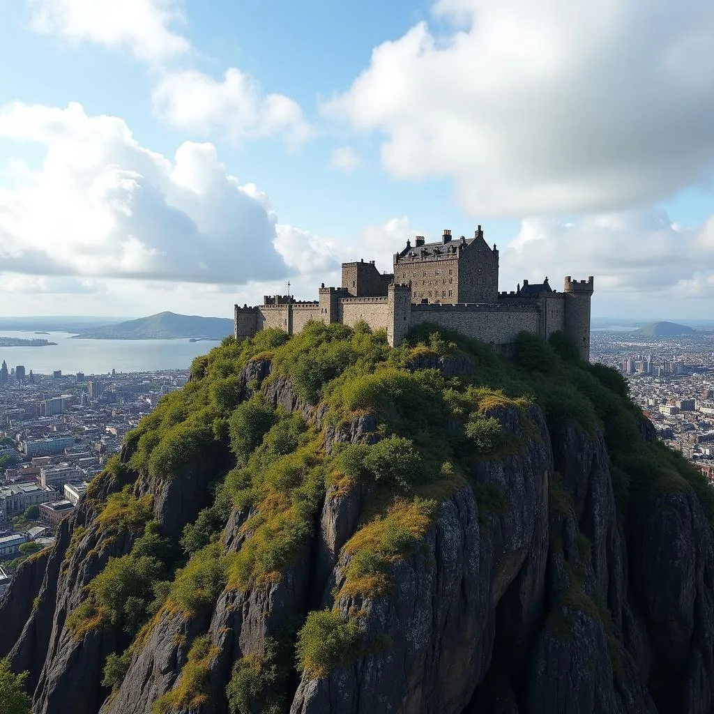 Edinburgh Castle panoramic view