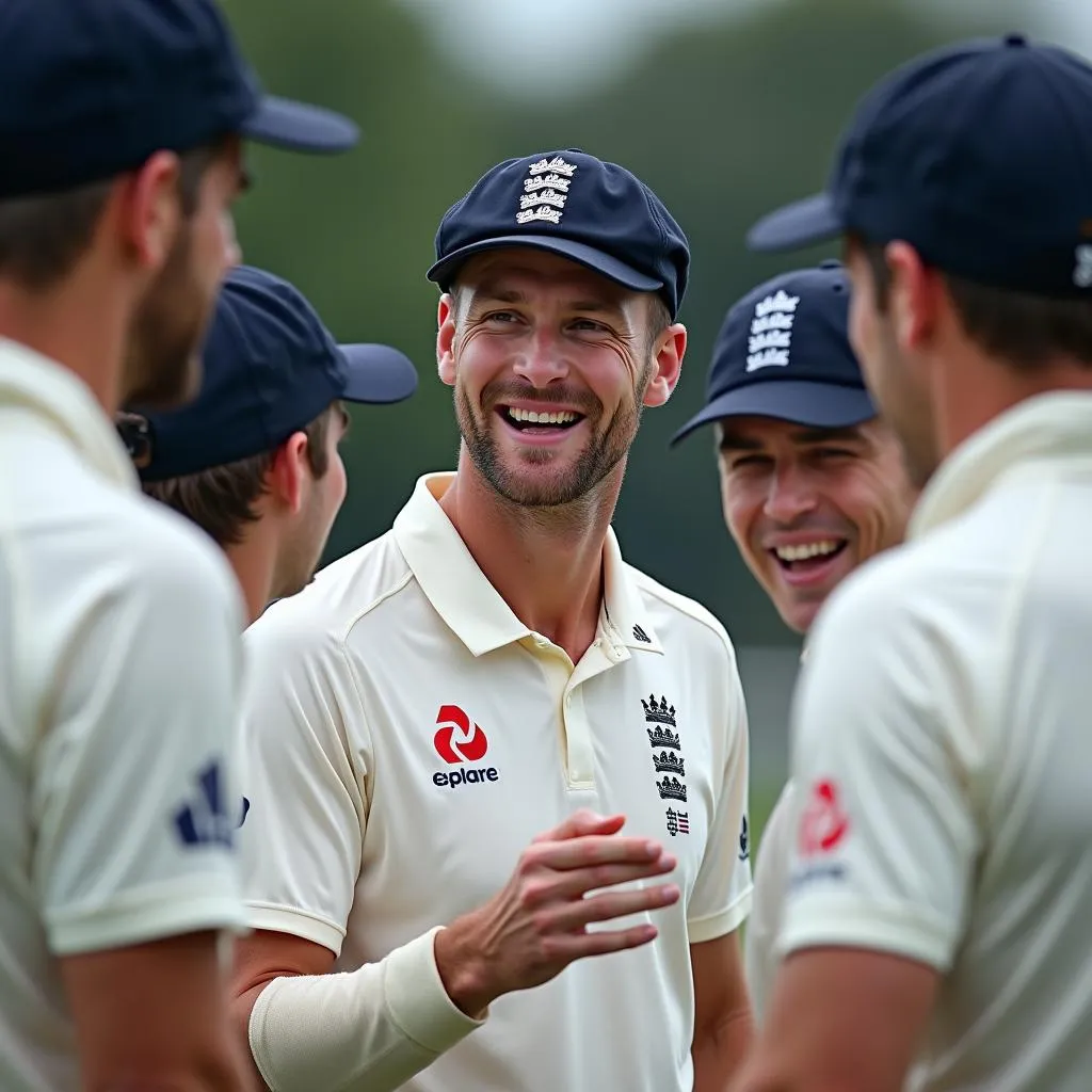 England Cricket Team Captain Leading the Way