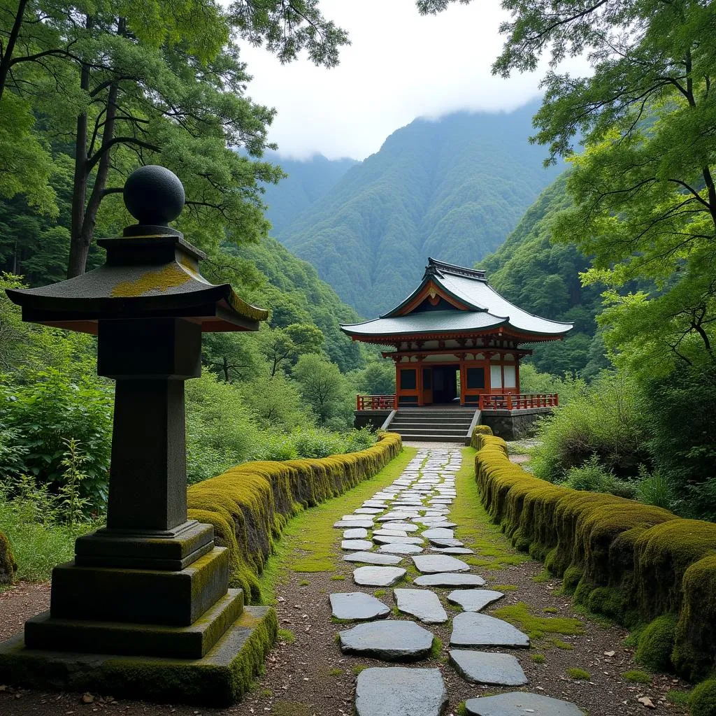 Discovering a Secluded Temple in the Japanese Alps