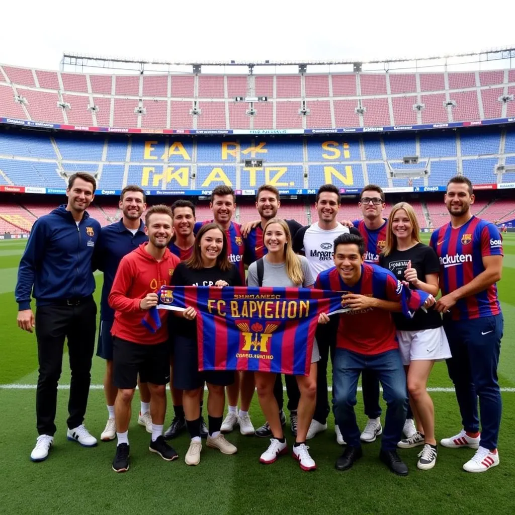 FC Barcelona Stadium Tour Group