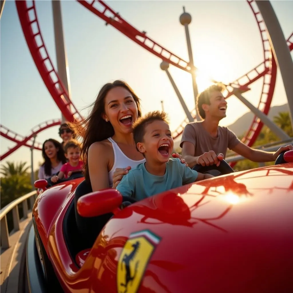 Ferrari World Thrill Rides