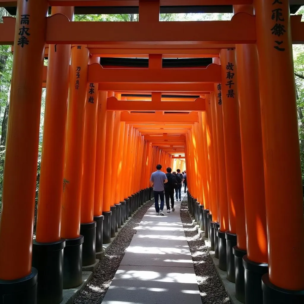 Fushimi Inari Shrine in Kyoto, Japan