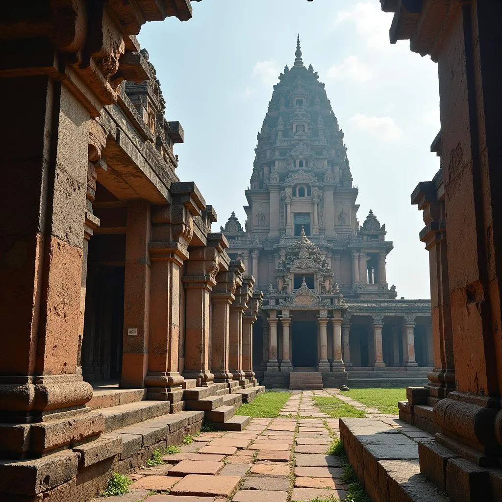 Intricately carved ancient temples in Galudih