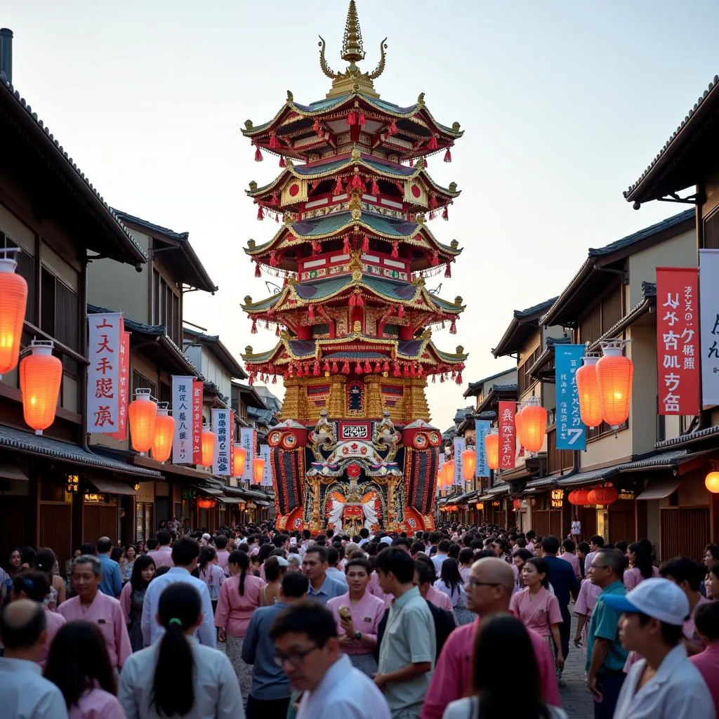 Gion Matsuri Festival in Kyoto, Japan