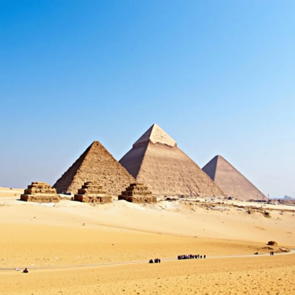 Giza Pyramids in Egypt