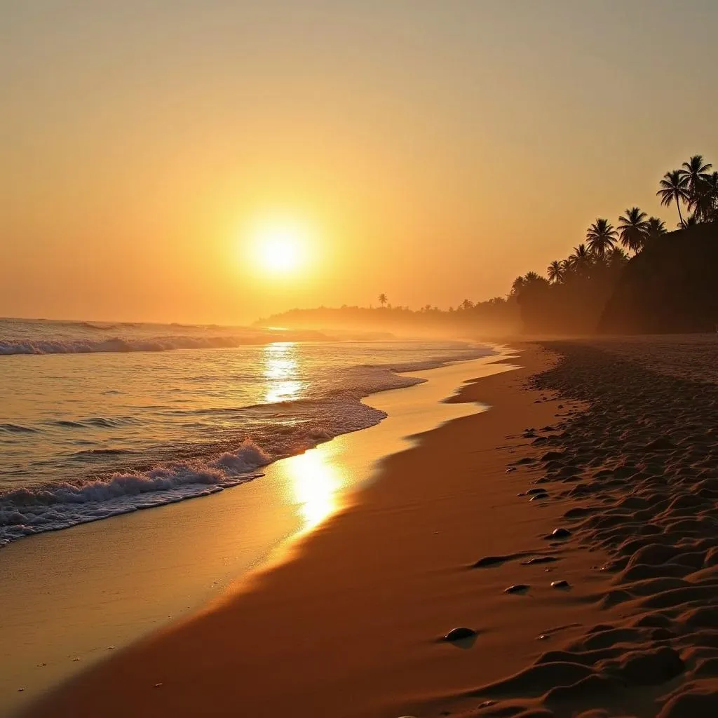 Sunset at Gokarna Beach, Karnataka