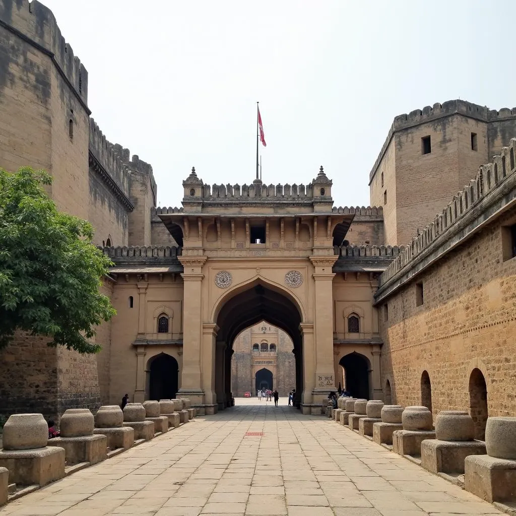 Entrance to Golconda Fort in Hyderabad