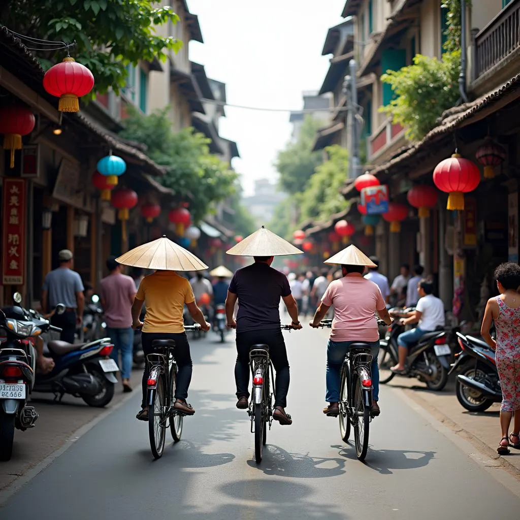 Hanoi Old Quarter cyclo tour