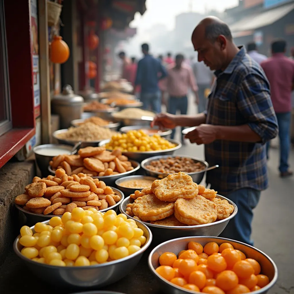 Delicious Street Food in Haridwar