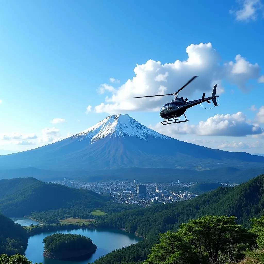 Helicopter Tour over Mount Fuji