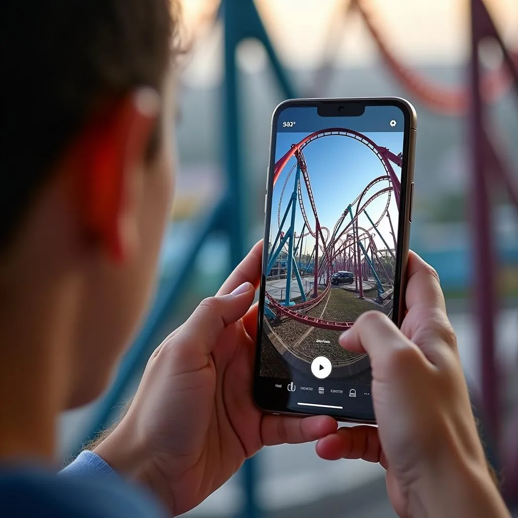 Exploring Imagica's 3D Tour on a Mobile Device