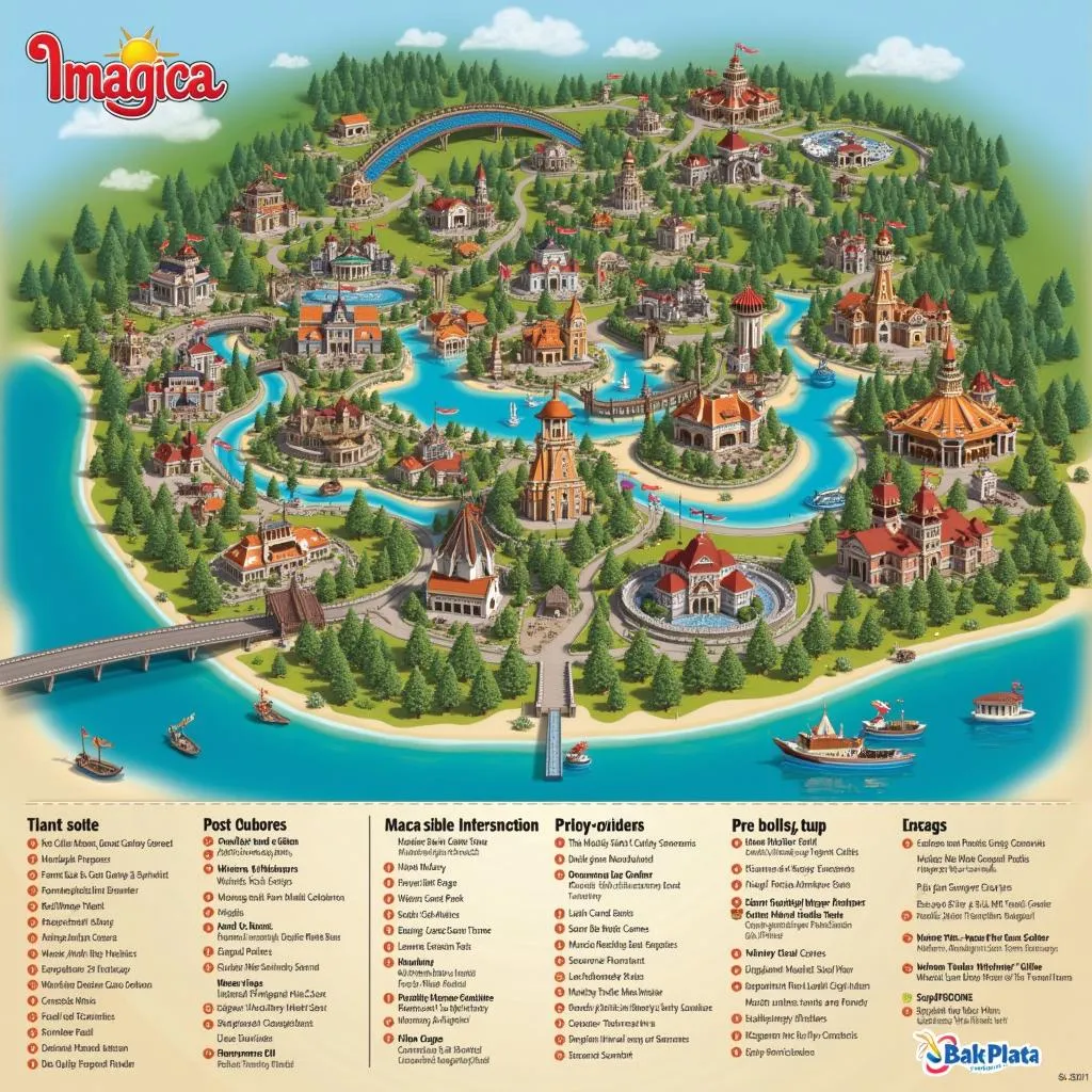 Imagica Theme Park Zones