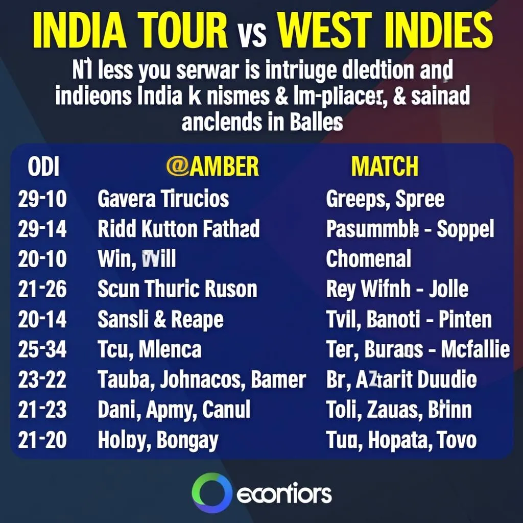 India vs West Indies 2022 Tour Schedule