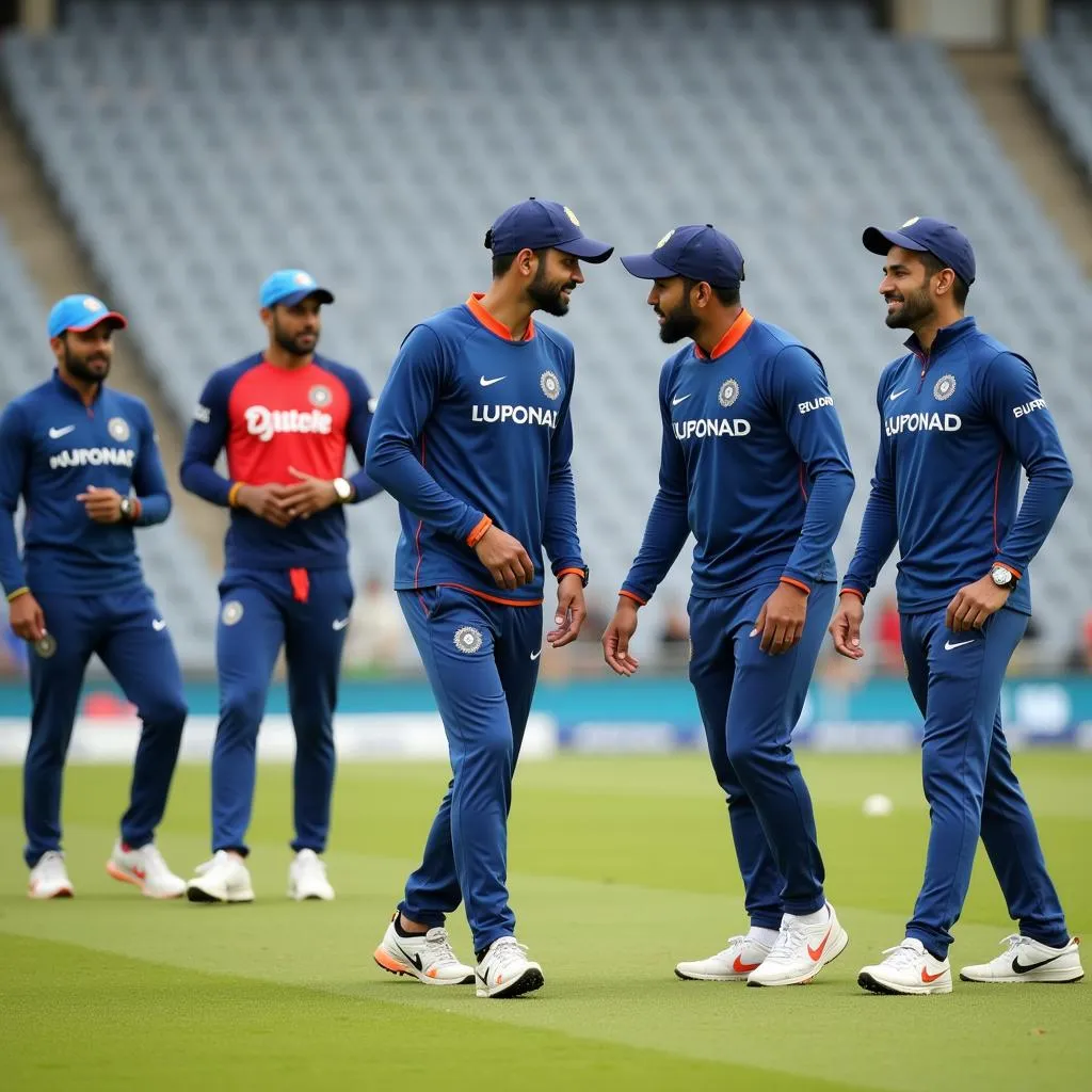 Indian Cricket Team Training Session