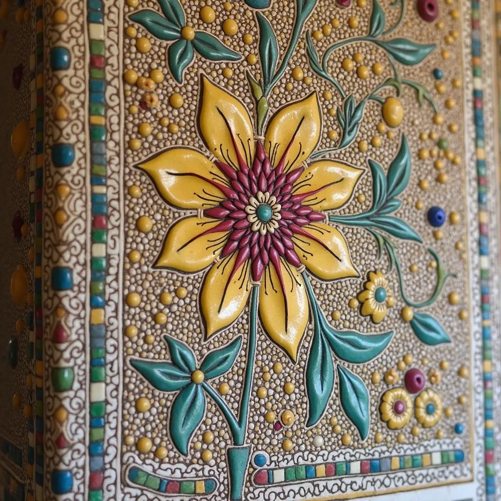 The intricate details of Itmad-ud-Daulah