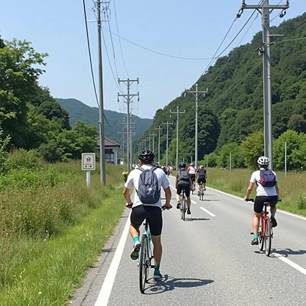 Cycling tour through Shikoku Island, Japan