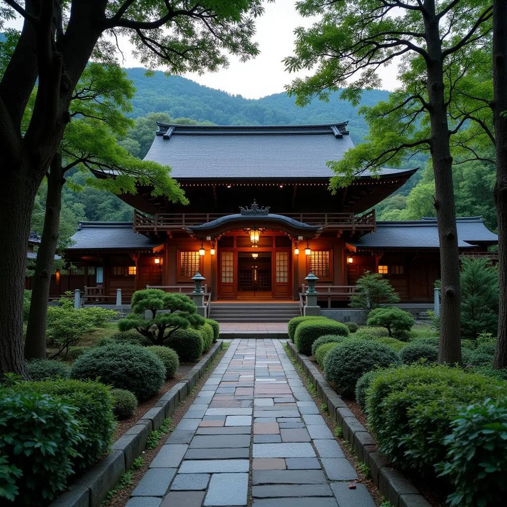 Japanese Tour Banner featuring a Kyoto Temple