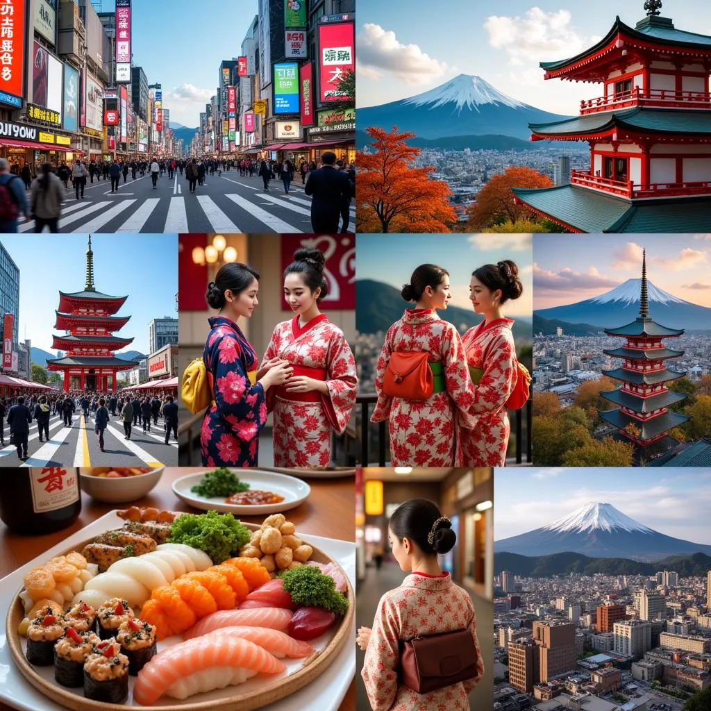 Japan Travel Inspiration Collage