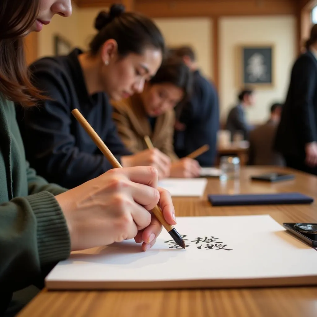 Learning Japanese Calligraphy