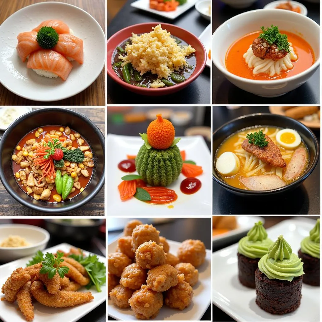 Exquisite Spread of Japanese Dishes