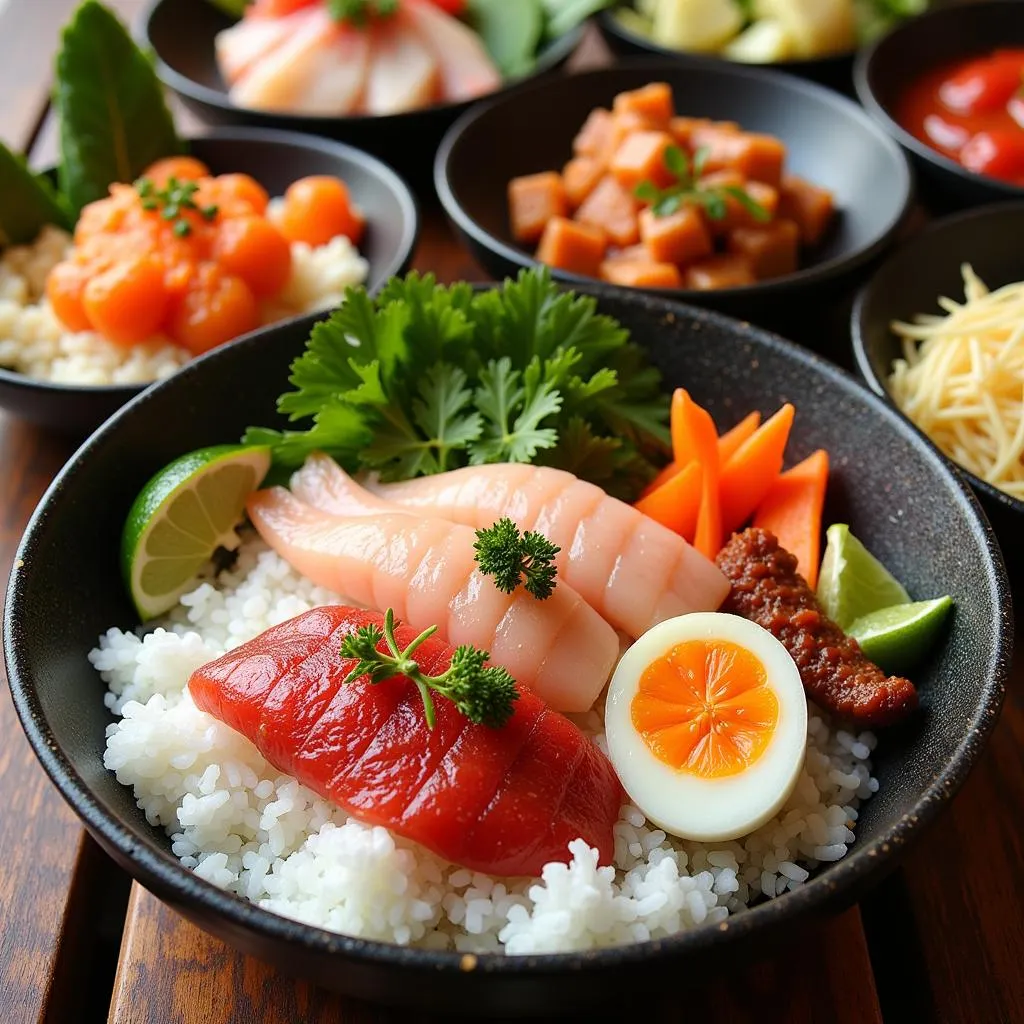 Japanese Cuisine Spread