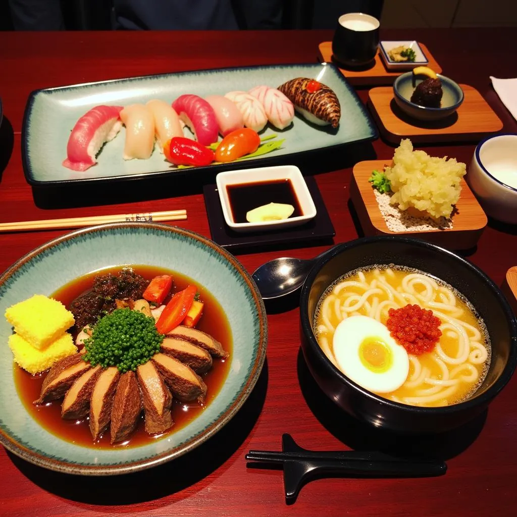 Exquisite Japanese Dishes: Sushi, Ramen, and Kaiseki