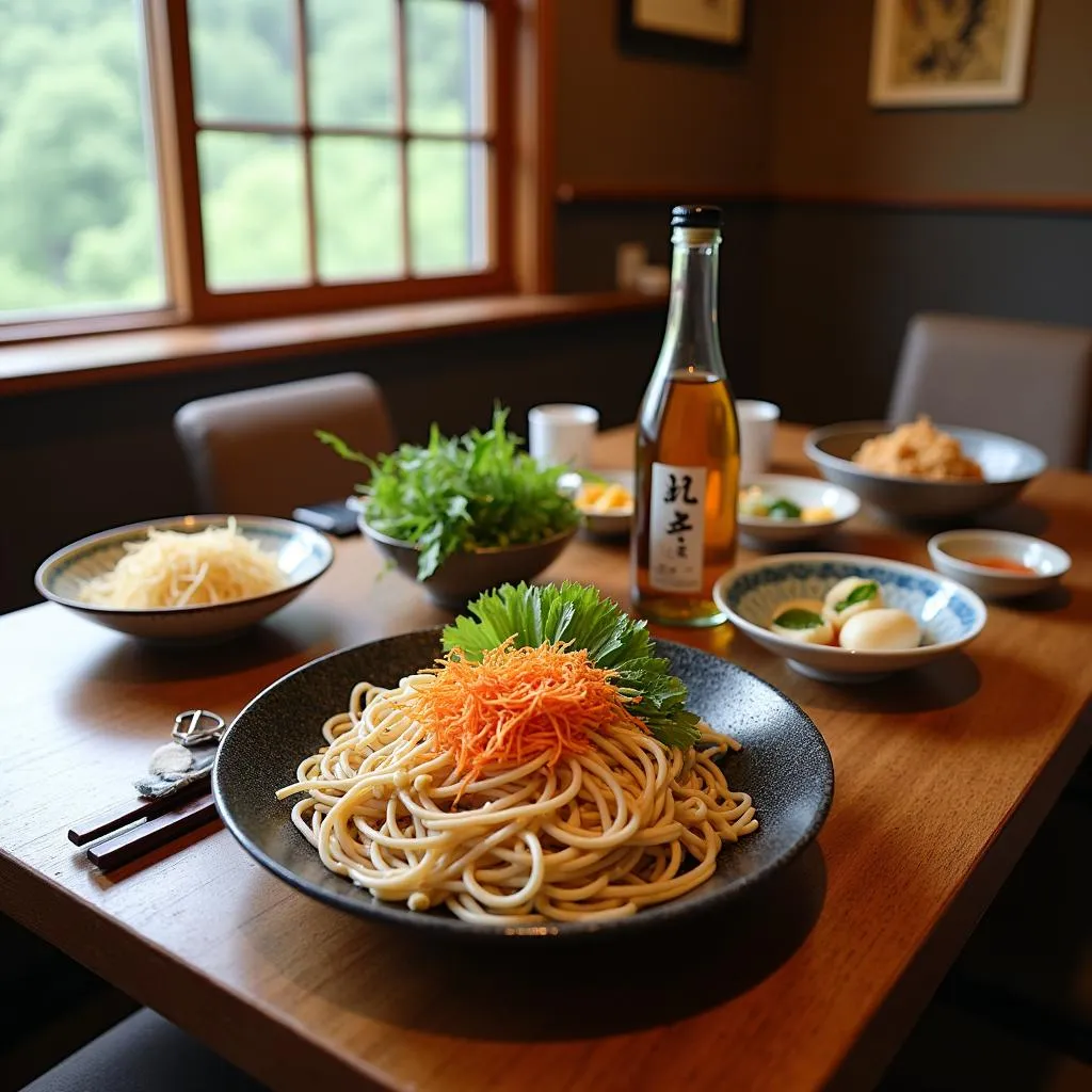 Japanese Dinner at a Taki Restaurant