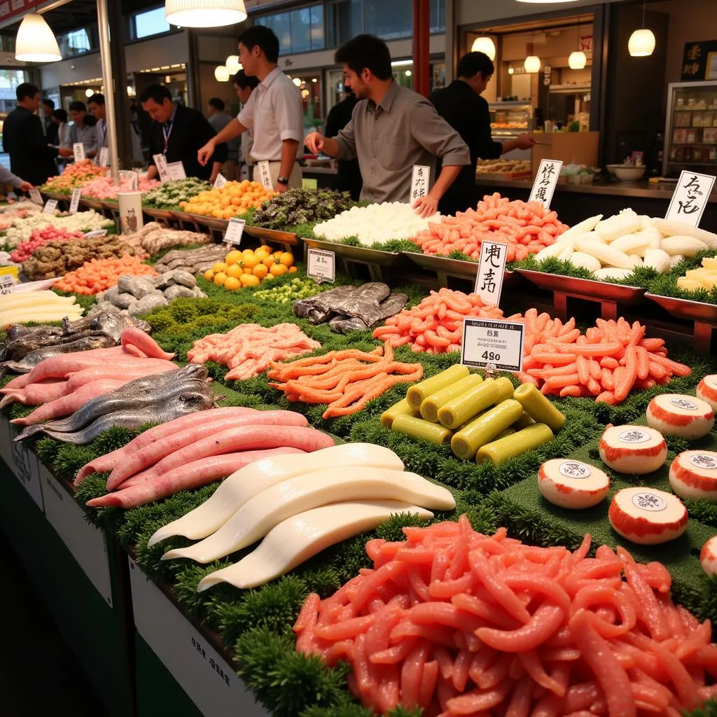 Food Stalls at Japanese Market