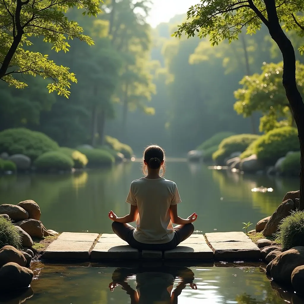 Japanese Garden Meditation