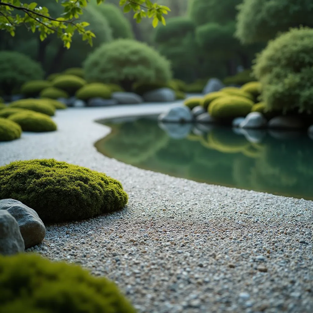 Tranquil Japanese Garden Zen