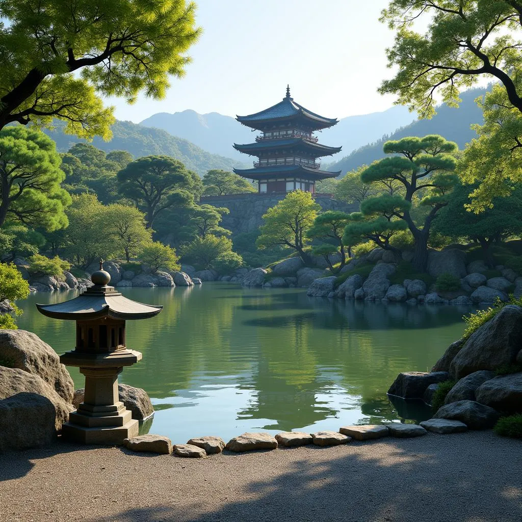 Serene Beauty: Japanese Gardens and Temples