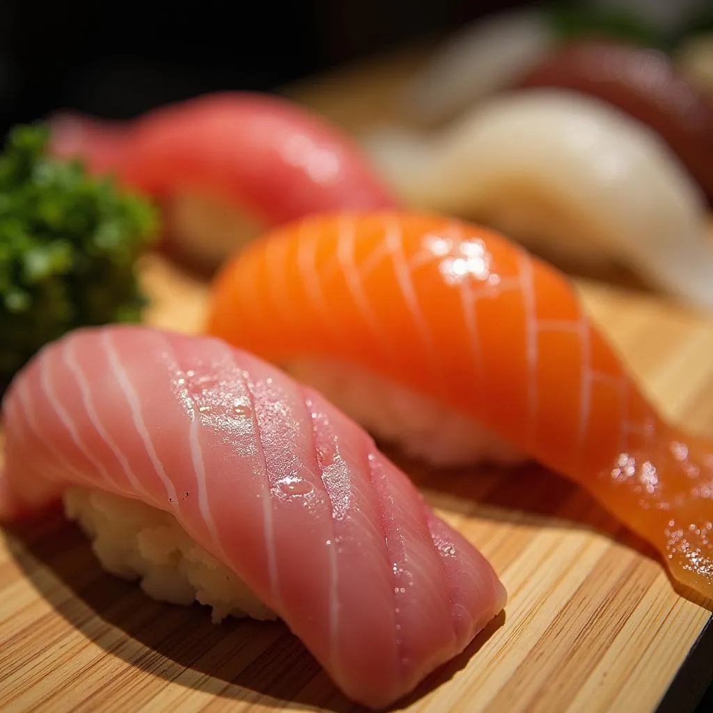 Fresh Sushi and Sashimi Delights