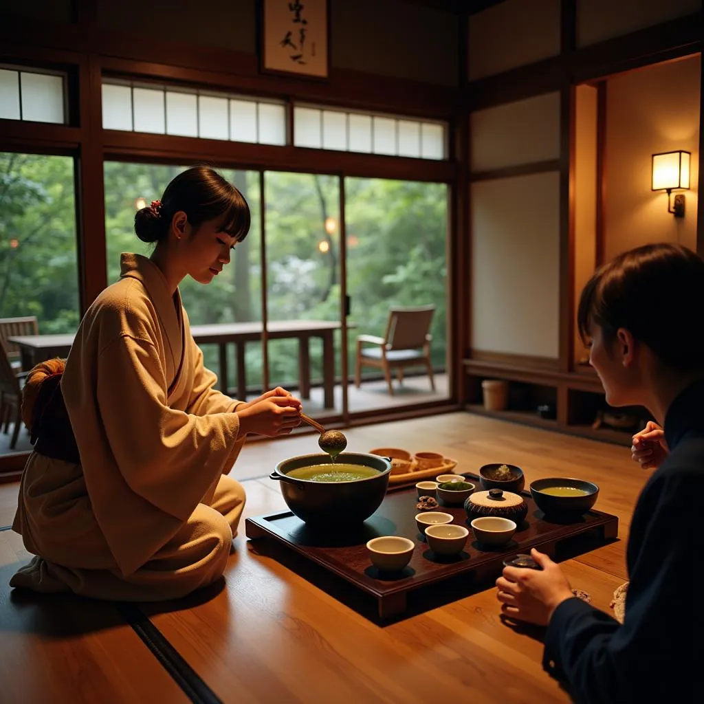 Traditional Japanese Tea Ceremony in Kyoto