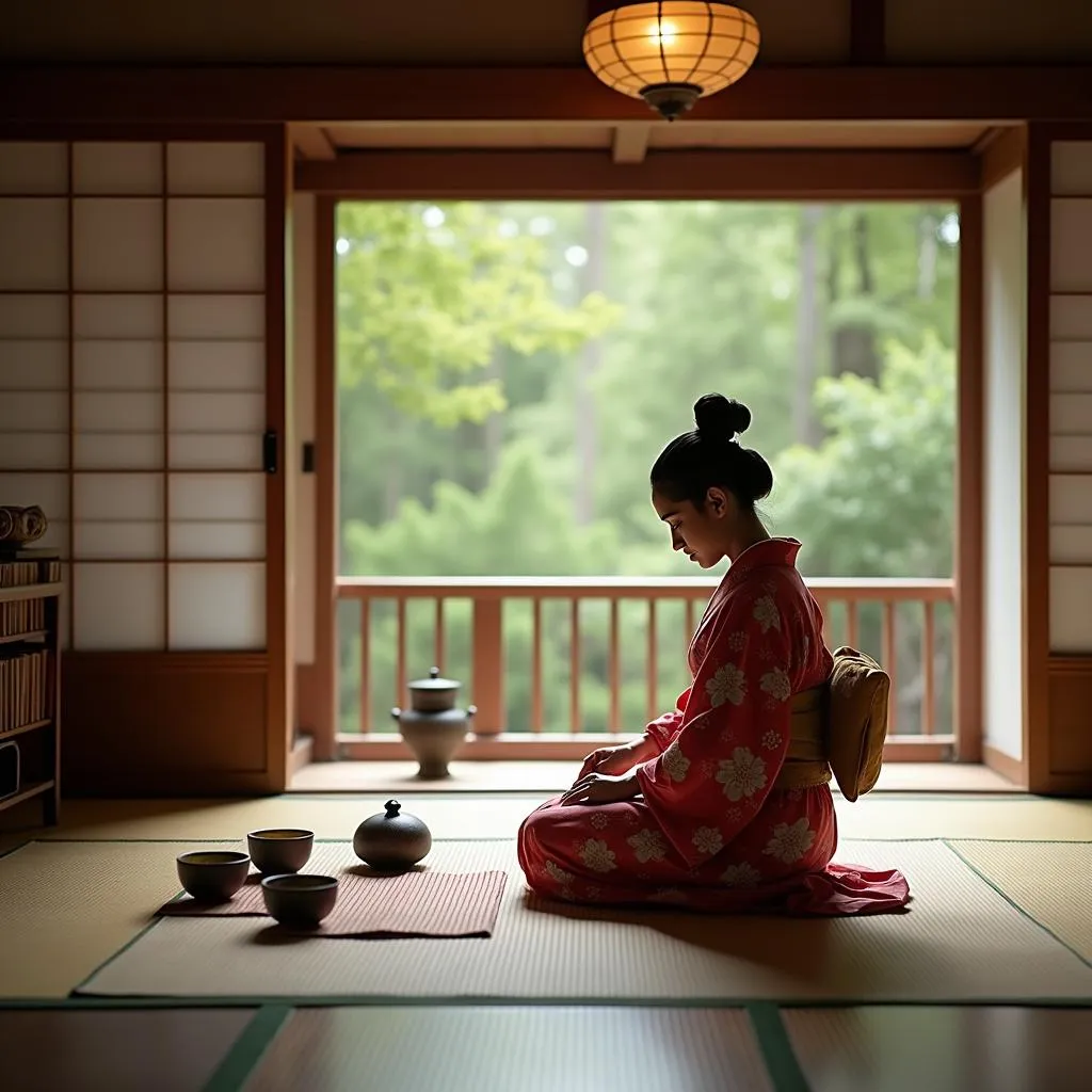 Traditional Japanese Tea Ceremony in Kyoto