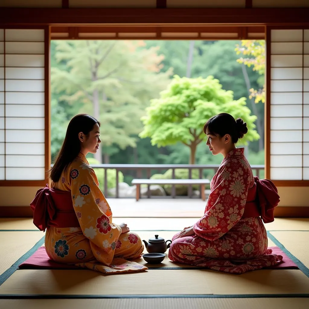 Traditional Japanese Tea Ceremony in Kyoto