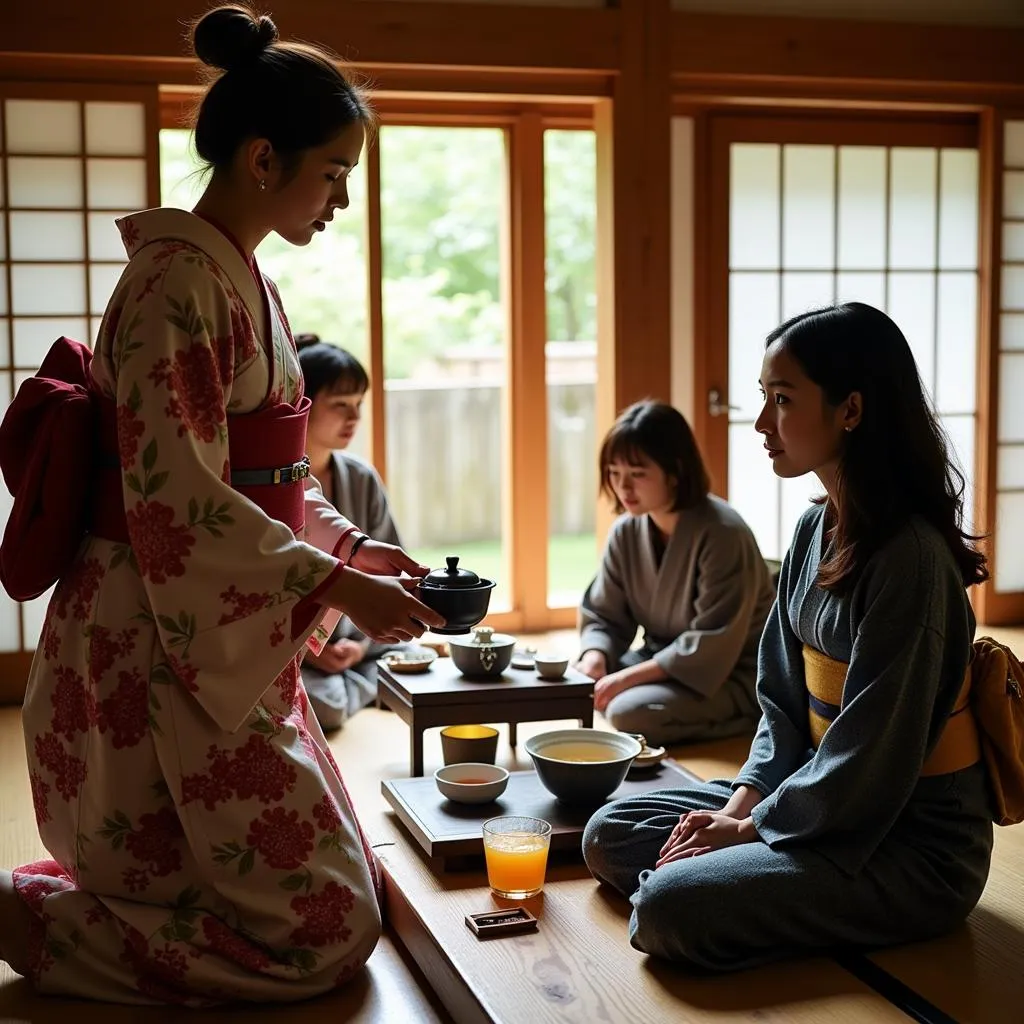 Traditional Japanese Tea Ceremony in Kyoto