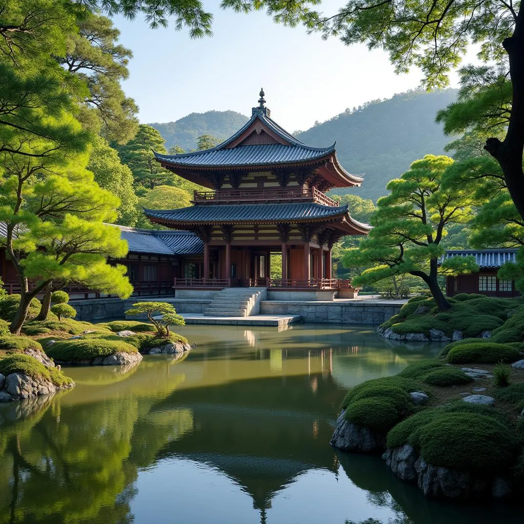 Ancient Japanese Temple in Kyoto