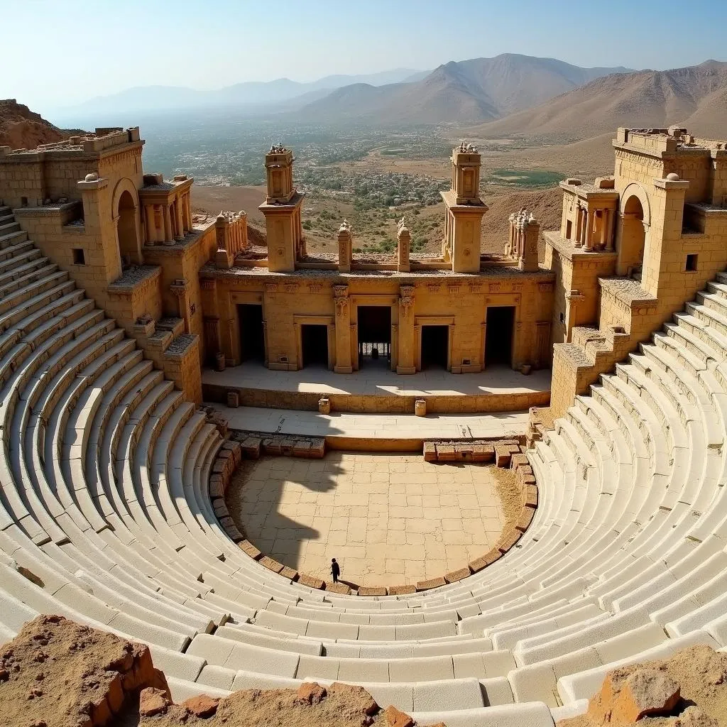 The impressive Roman Theater in Jerash