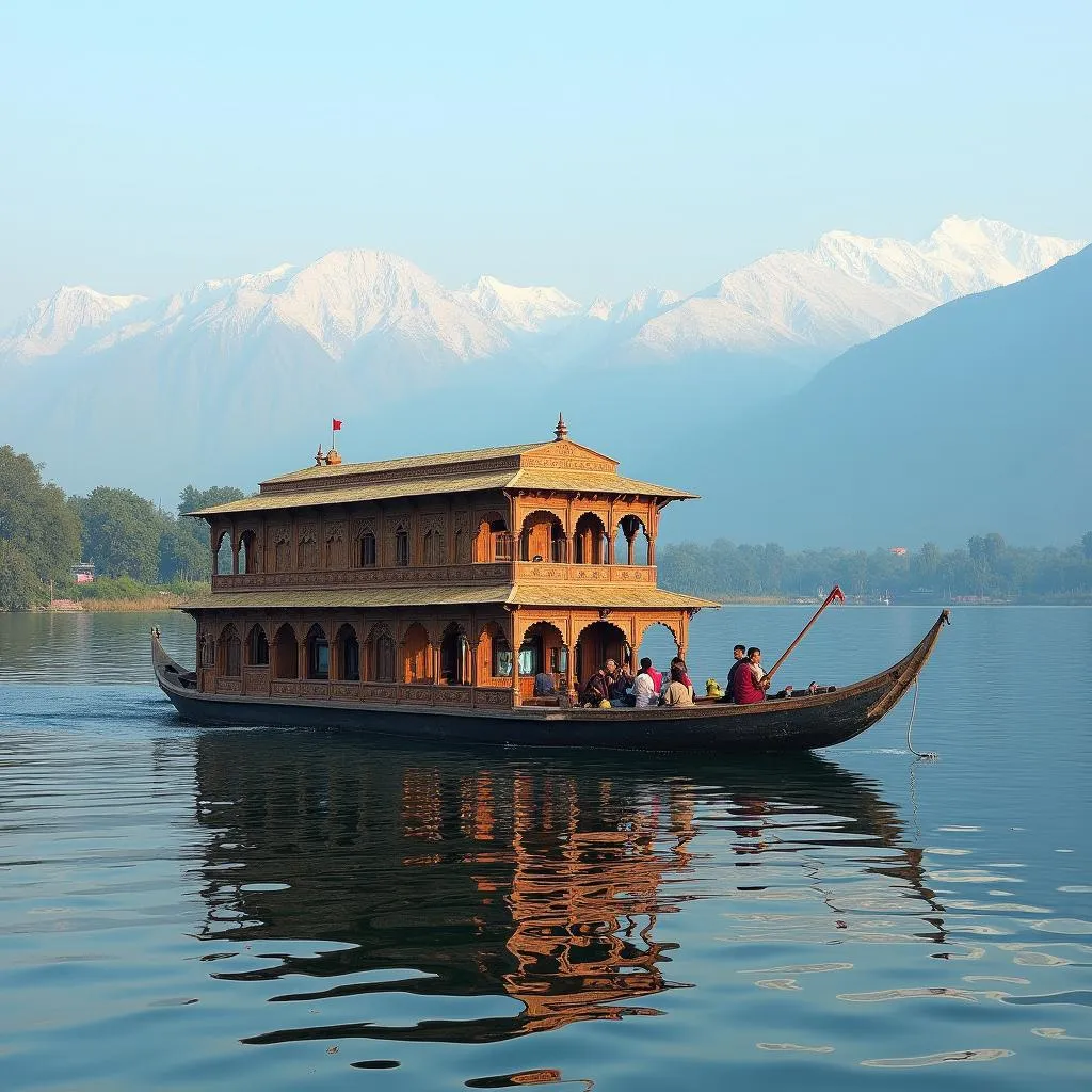 Kashmir Houseboat on Dal Lake