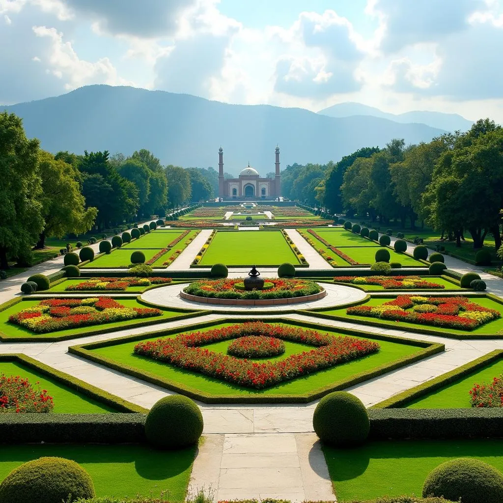 Kashmir Mughal Gardens Floral Splendor