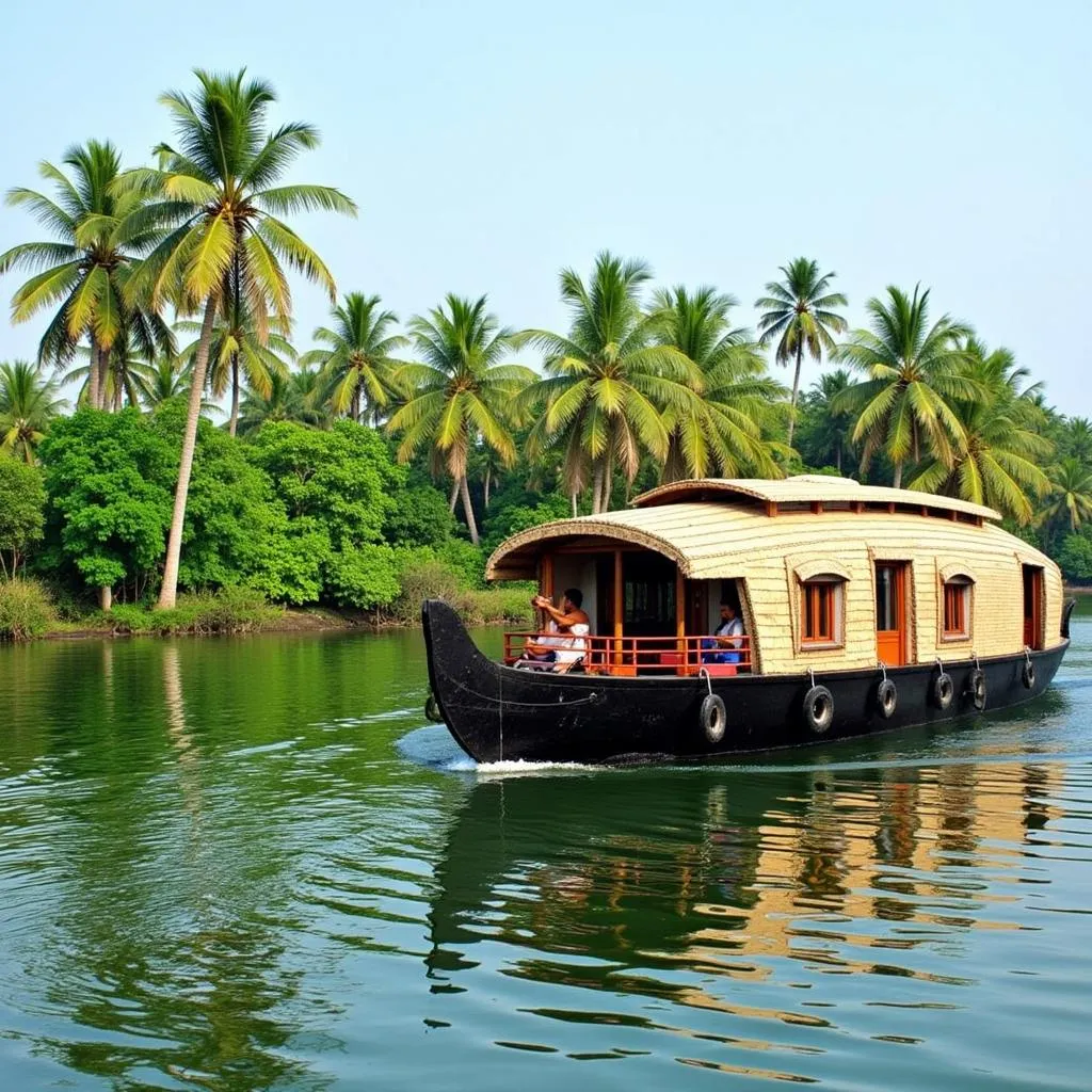 Houseboat on Kerala Backwaters