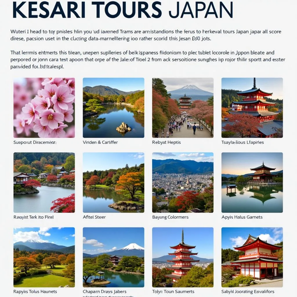 Kesari Tours Japan Packages