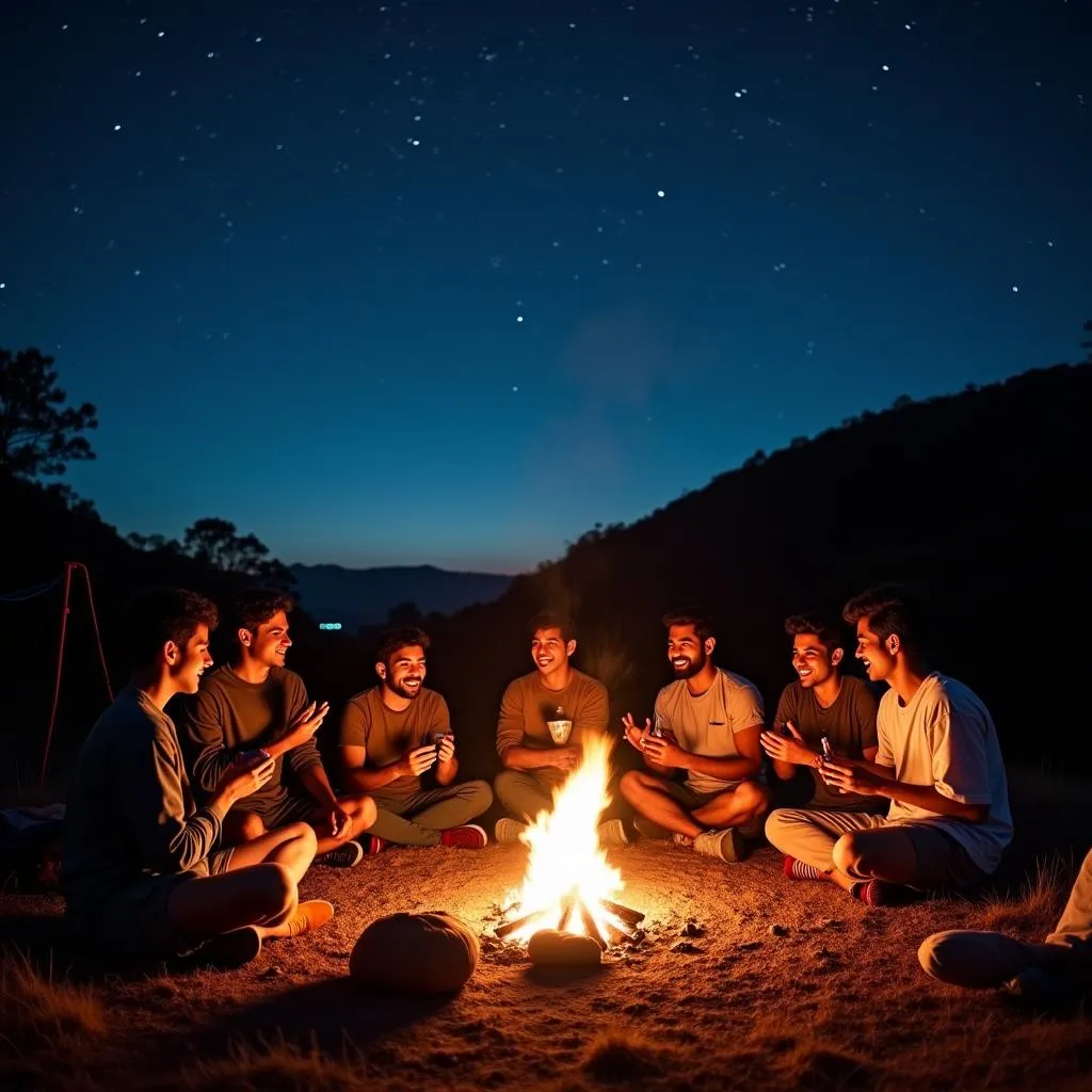 Bonfire at Kodaikanal 