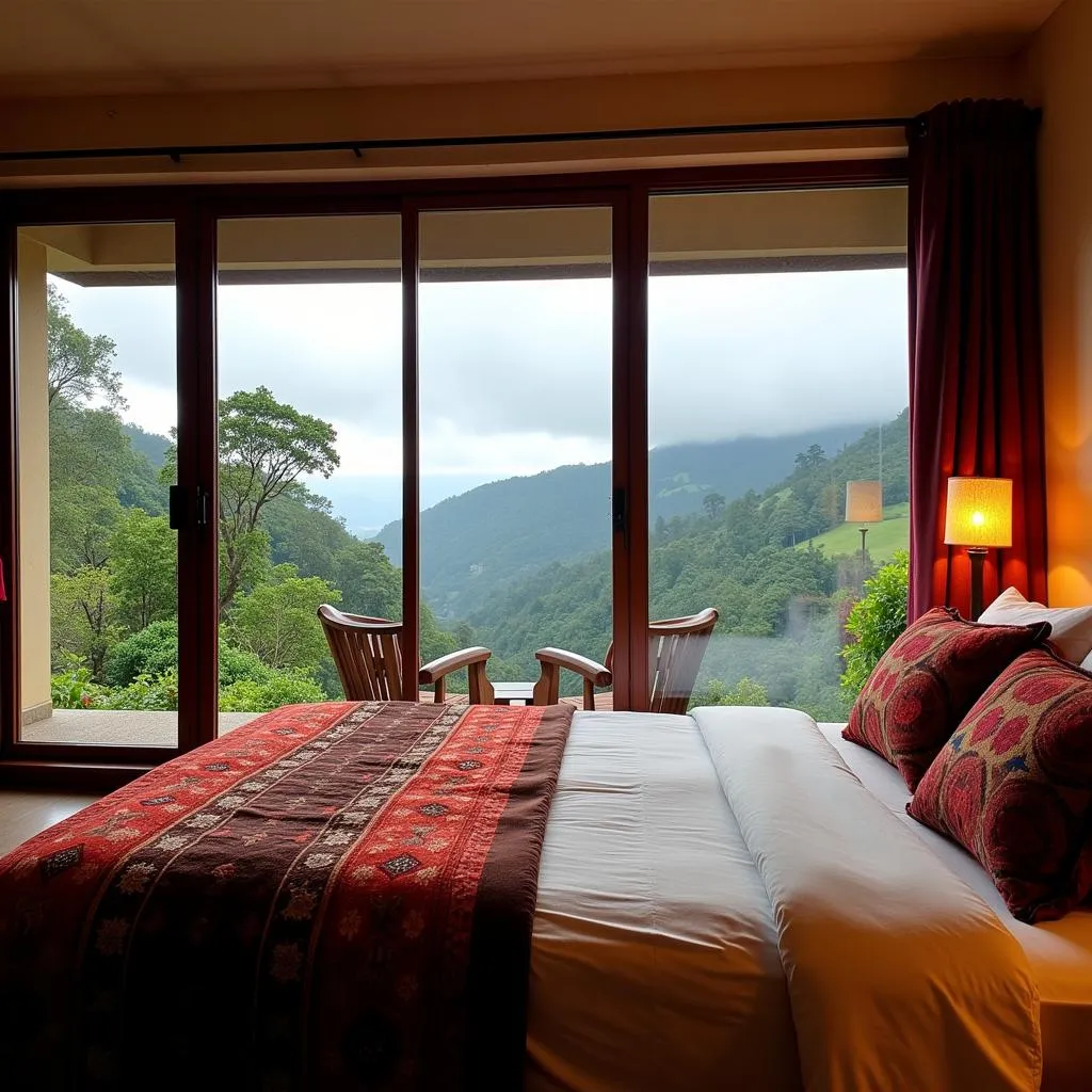 Comfortable homestay room with a view in Kodaikanal