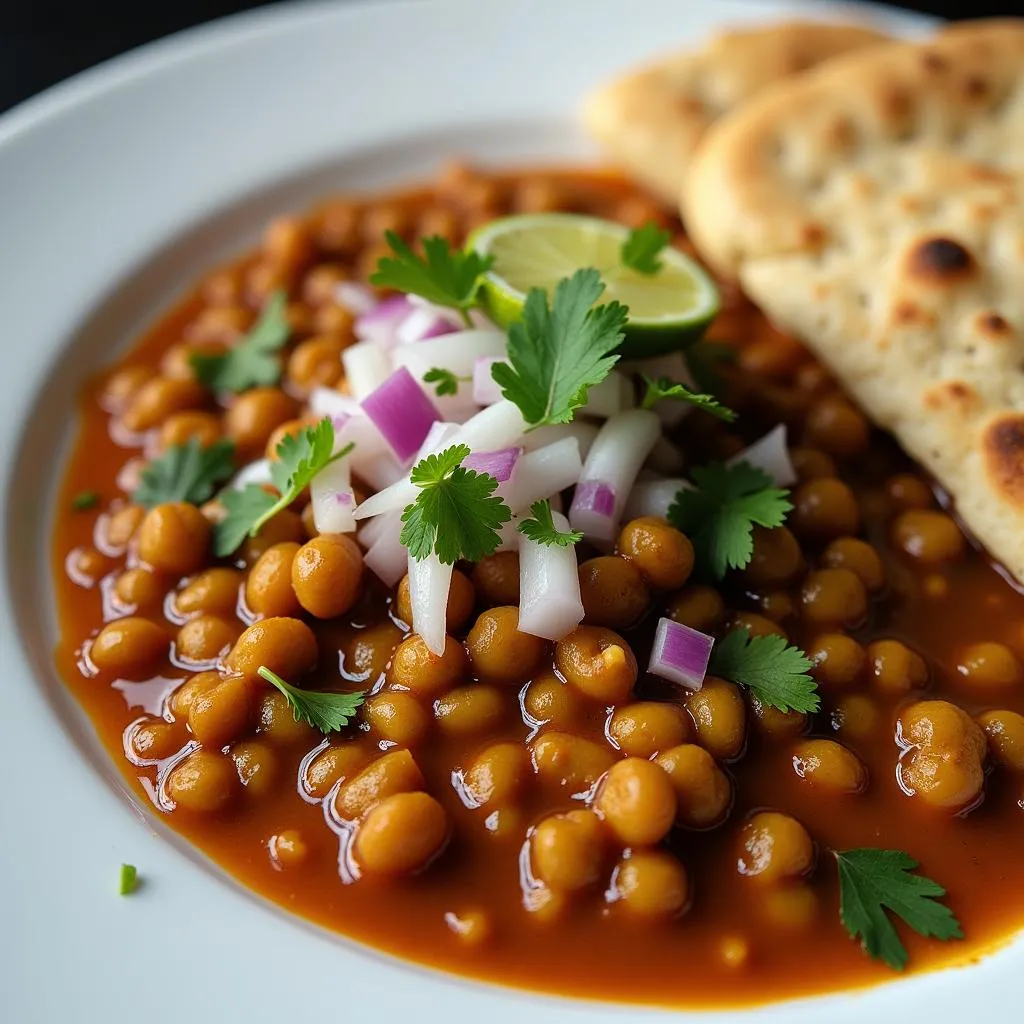 Kolhapuri Misal: A Spicy Indian Curry