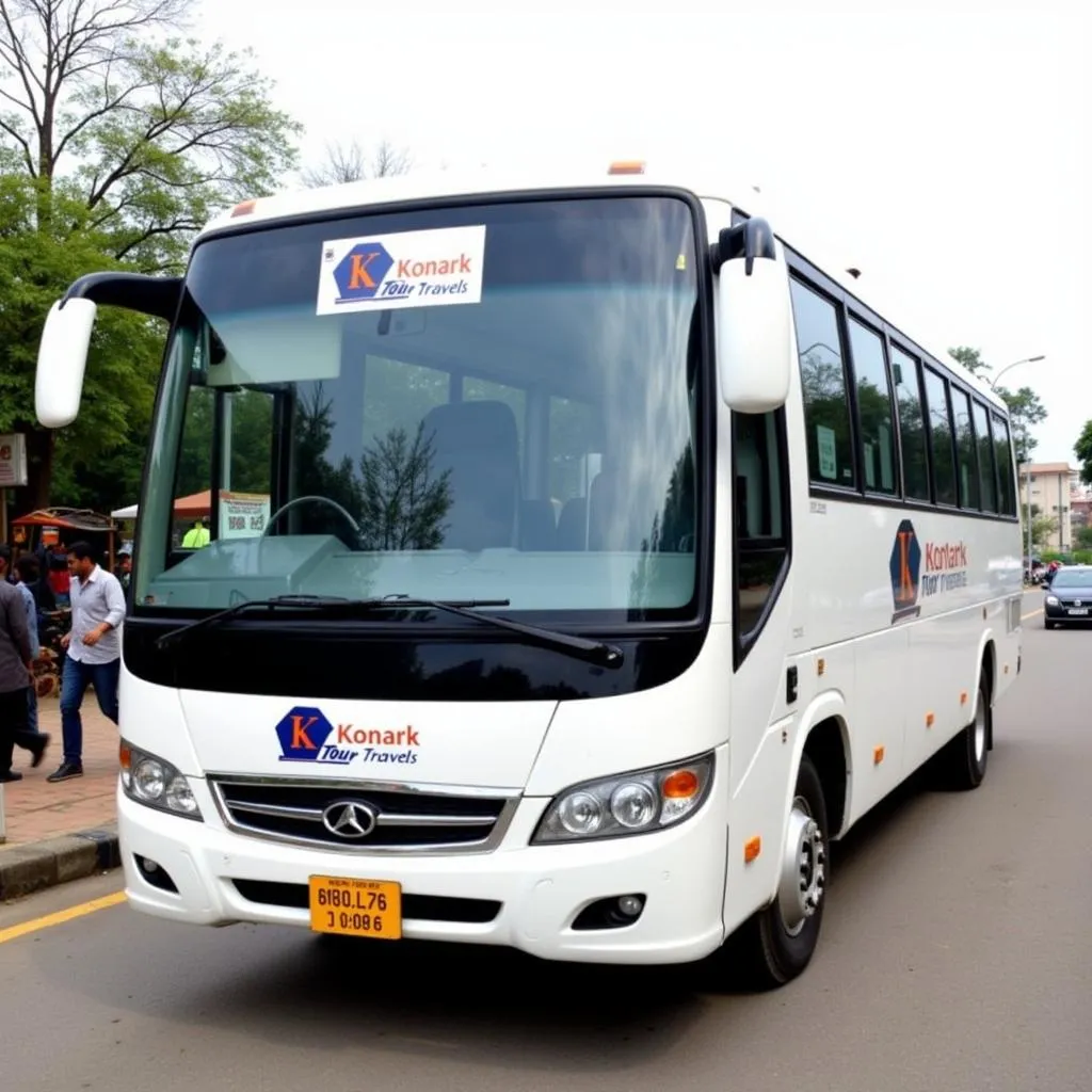 Konark Tour Travels bus