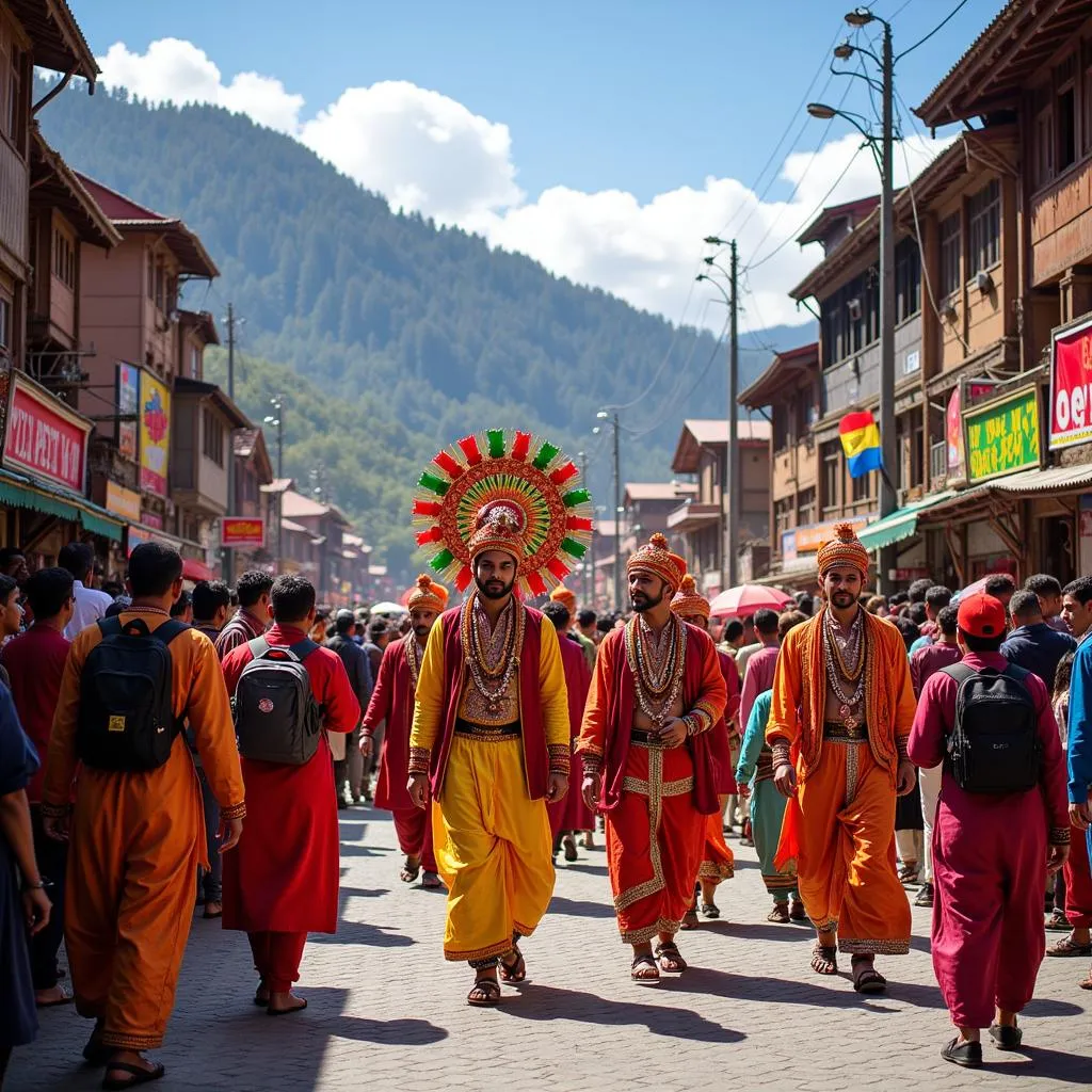 Vibrant Kullu Dussehra Festival Celebration