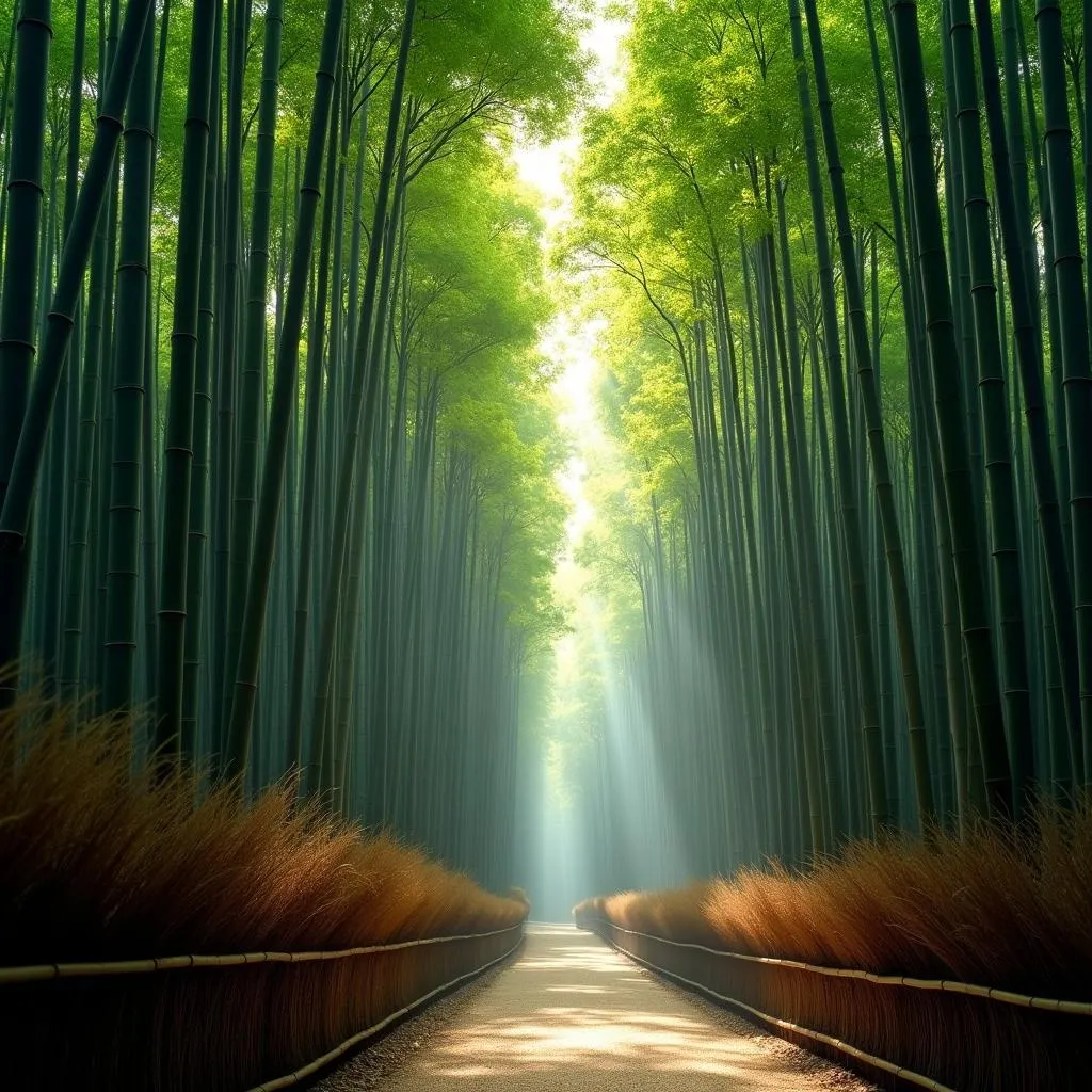 Kyoto's Enchanting Bamboo Forest